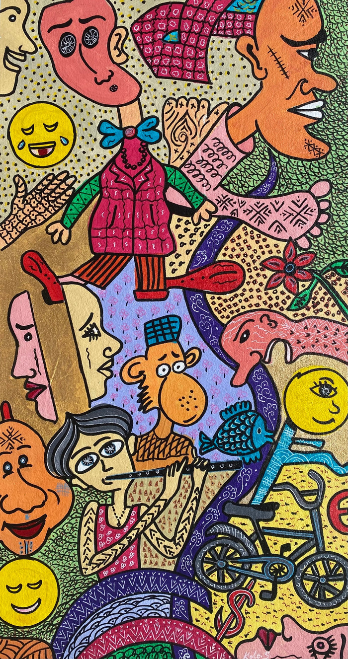 Siham Kholoud — Œuvre en technique mixte