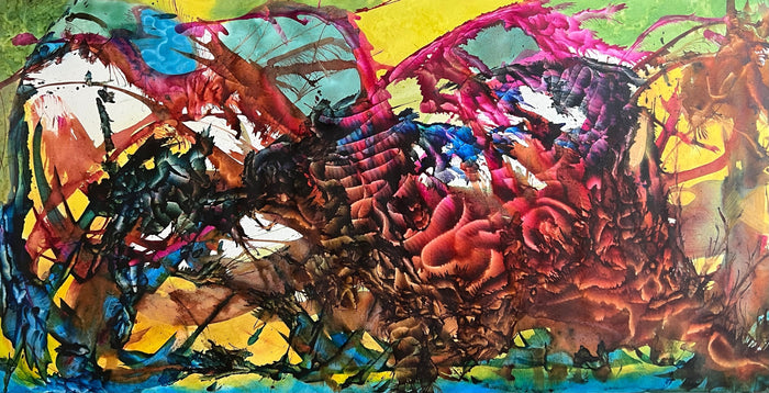 Abdelouahed Ziani — Grande œuvre en technique mixte