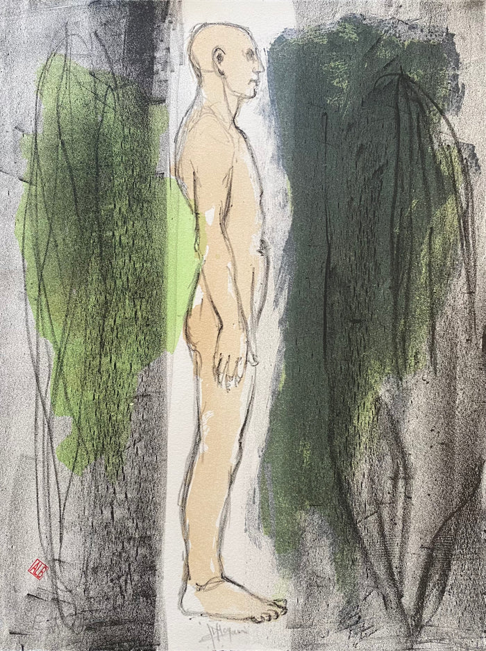 Bouchta El Hayani — Lithographie marocaine, lithographie