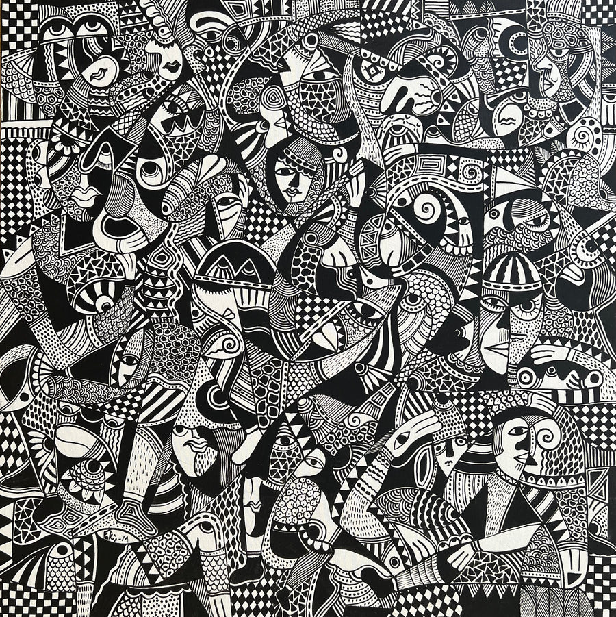 Mostapha Fakir — Grand tableau à l’huile