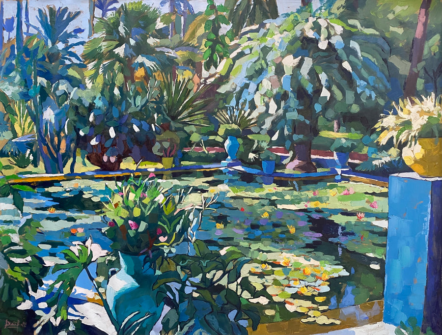Idriss Darif — Grand tableau à l’huile
