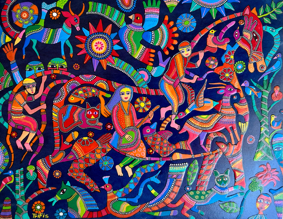 Abderrahim Trifis — Petit tableau à l’huile