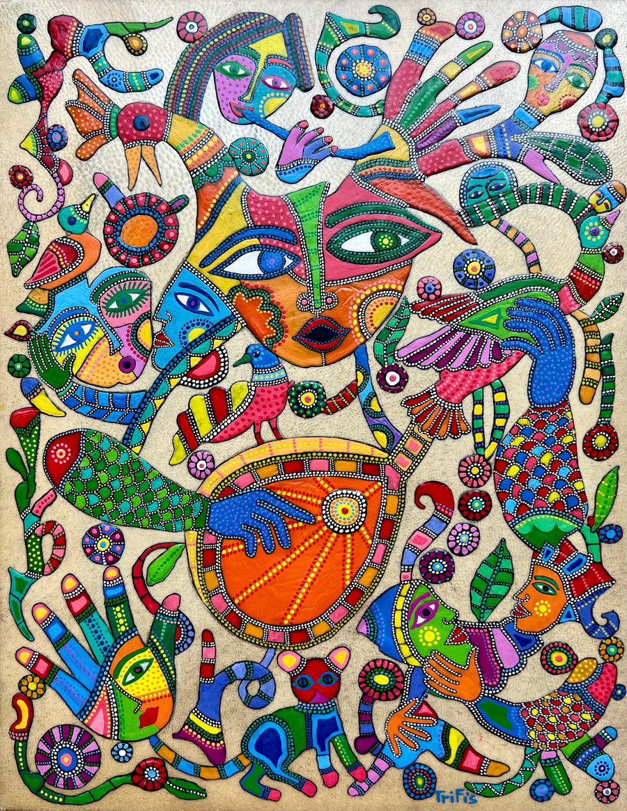 Abderrahim Trifis — Petit tableau à l’huile