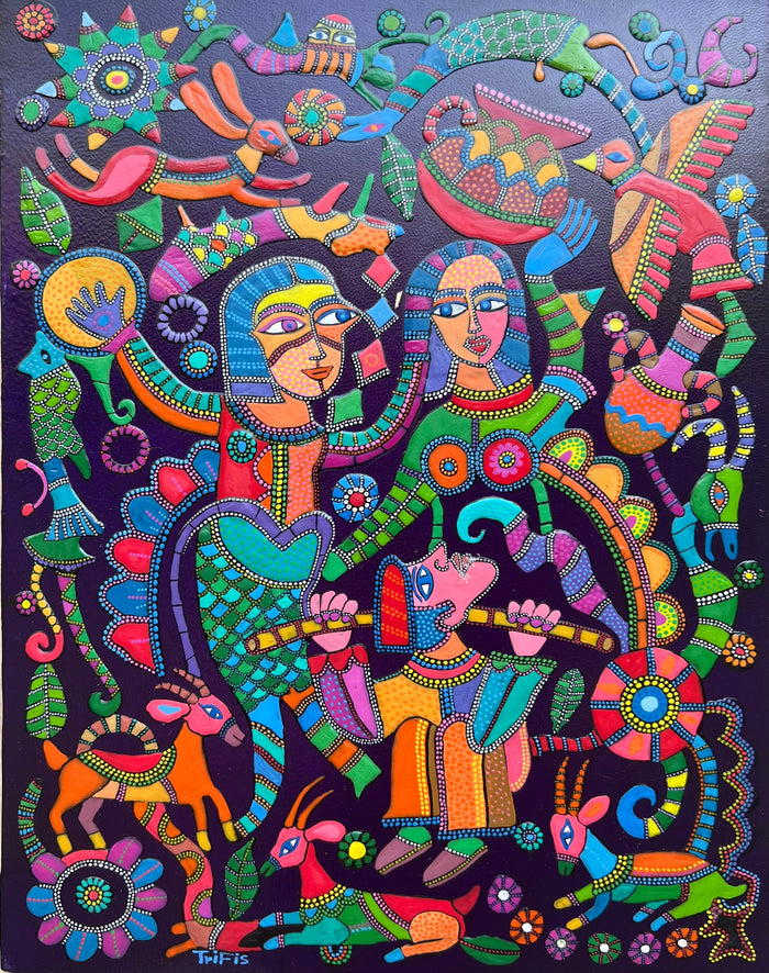 Œuvre naïve de Abderrahim Trifis — I