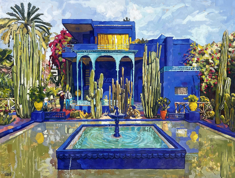 Idriss Darif — Grand tableau à l’huile