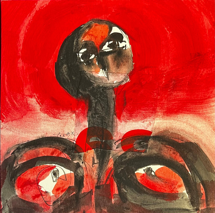 Abdelkarim El Azhar — Petite œuvre en technique mixte
