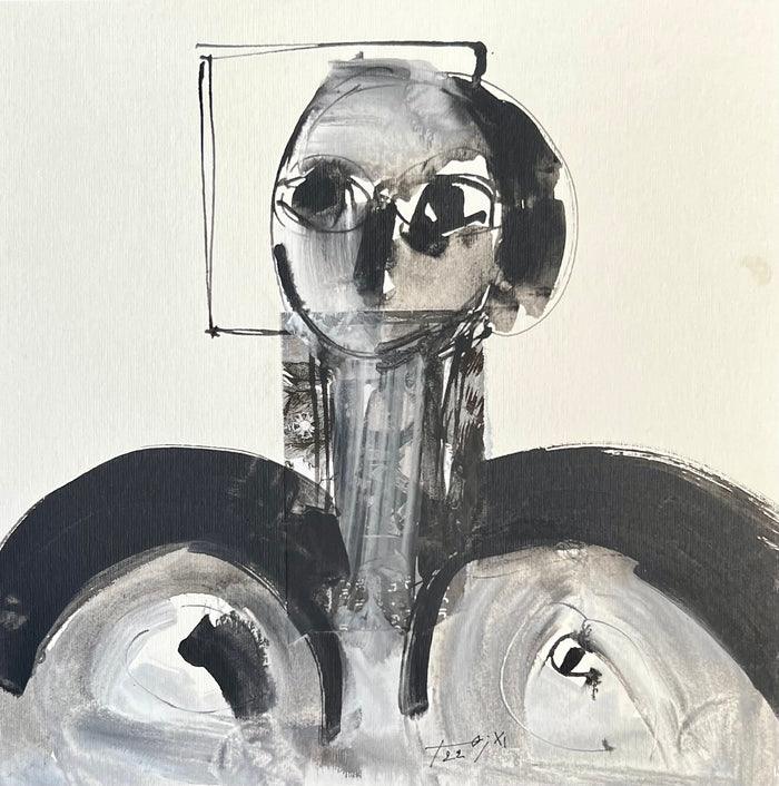 Abdelkarim El Azhar — Petite œuvre en technique mixte