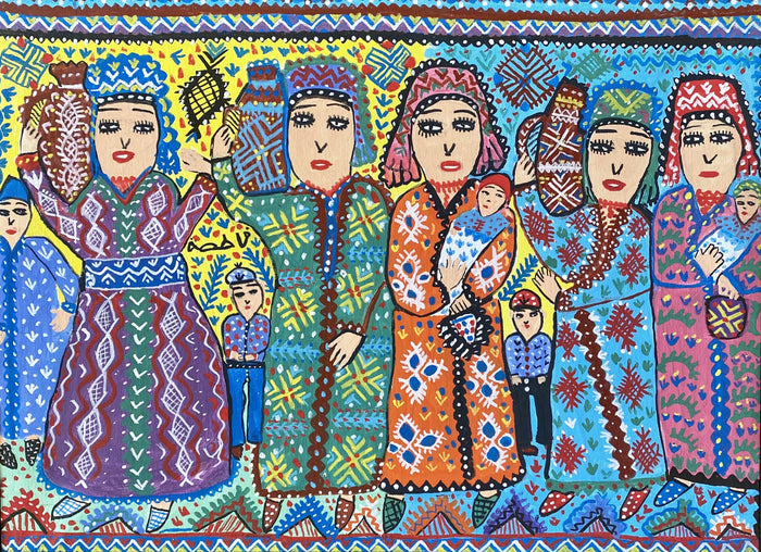 Fatima Diouani — Tableau acrylique, acrylique sur toile