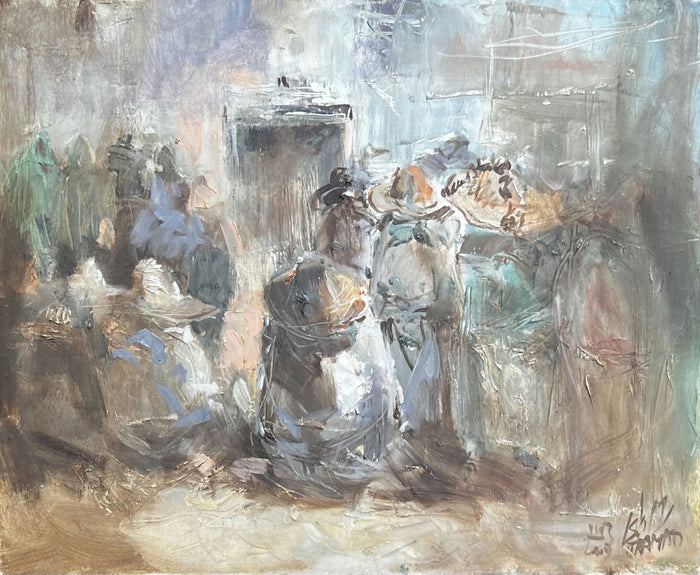 Mohamed Jaamati — Œuvre en technique mixte