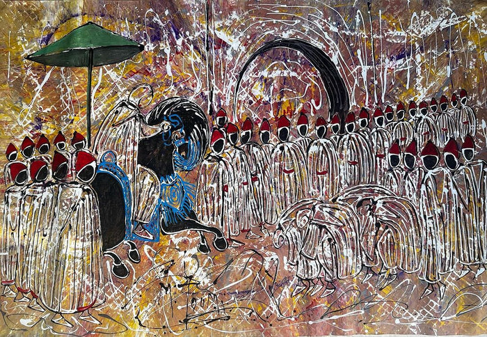 Large Mixed-Media Artwork IV — Mohamed Toumi