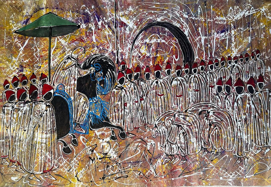 Mohamed Toumi — Grande œuvre en technique mixte