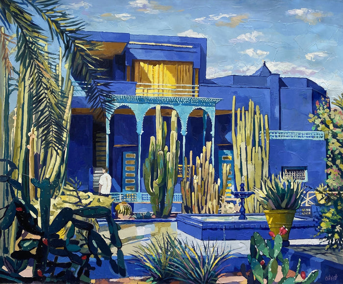 Idriss Darif — Grand tableau à l’huile