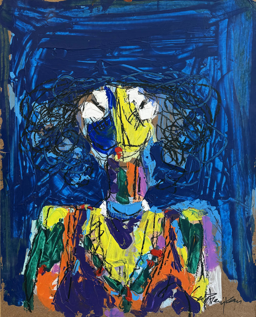 Salah Benjkan — Tableau contemporain marocain