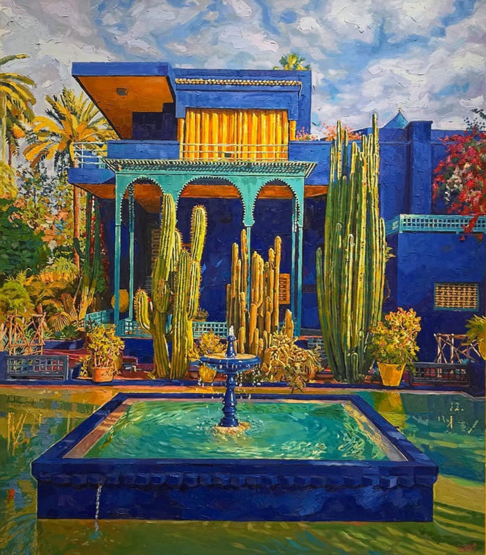 Idriss Darif — Grand tableau contemporain marocain