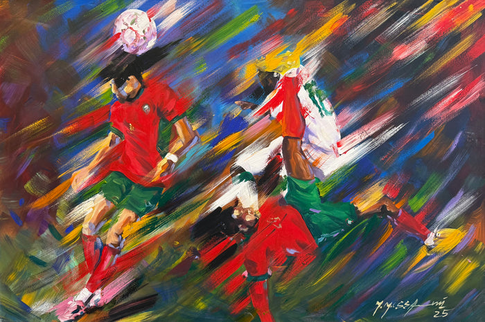 Mohamed Issami — Grande œuvre en technique mixte