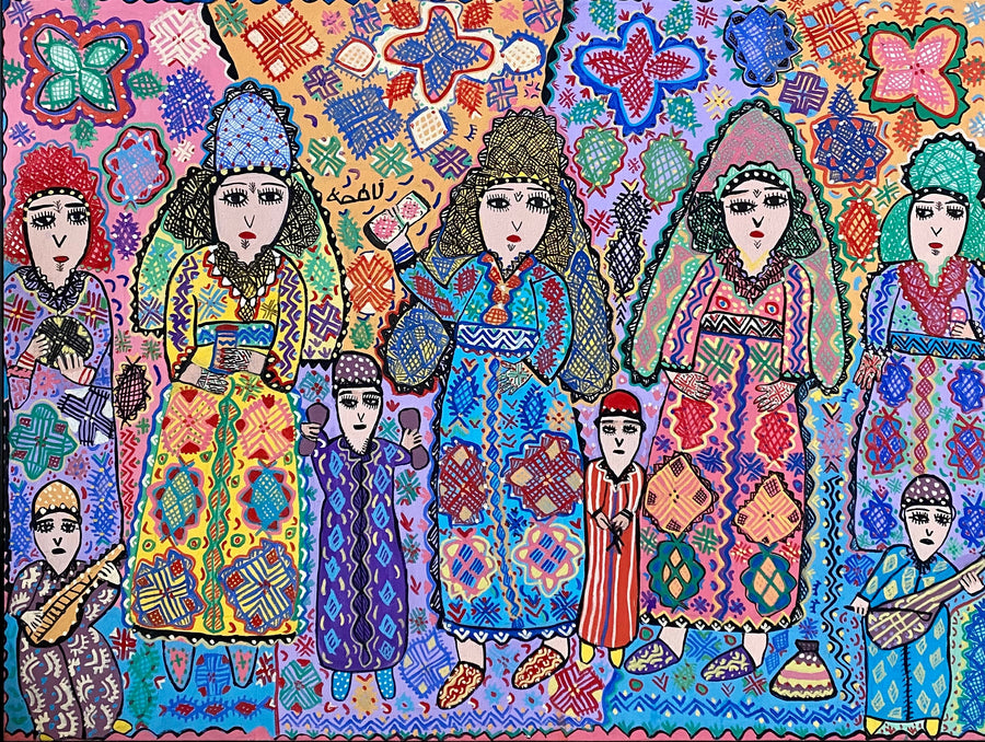 Fatima Diouani — Grande œuvre en technique mixte
