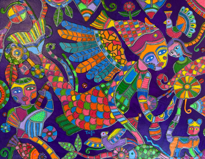Petit tableau à l'huile III — Abderrahim Trifis