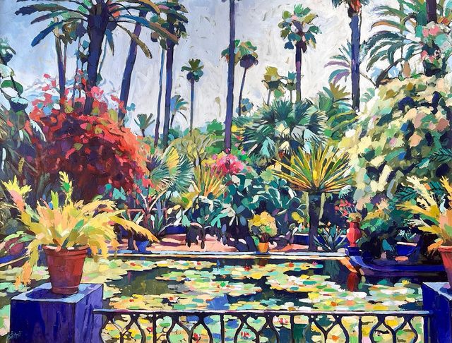 Idriss Darif — Grand tableau à l’huile