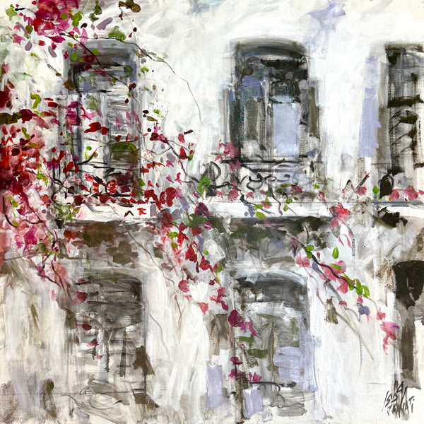 Flowering Façade Painting — Mohamed Jaamati
